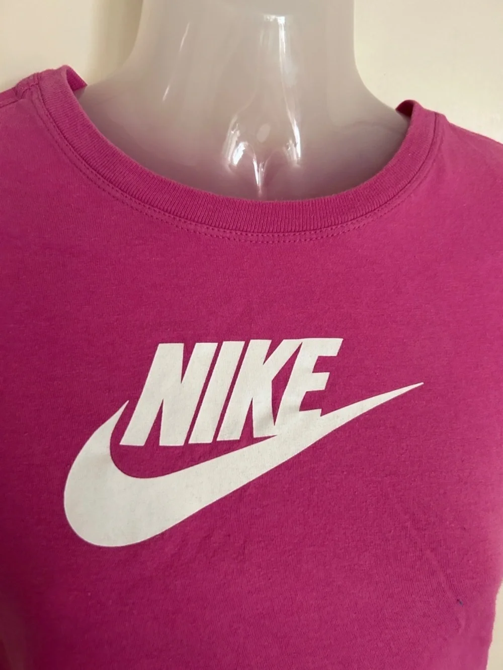 Nike Women's Magenta Short Sleeve Logo Tee​​